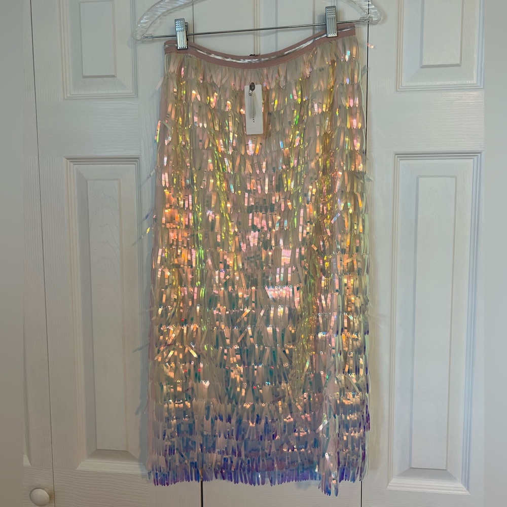 Anthropologie iridescent skirt
